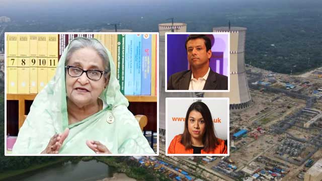 Hasina, Joy, Tulip ‘embezzled $5bln’ from Rooppur Nuclear Power Plant project