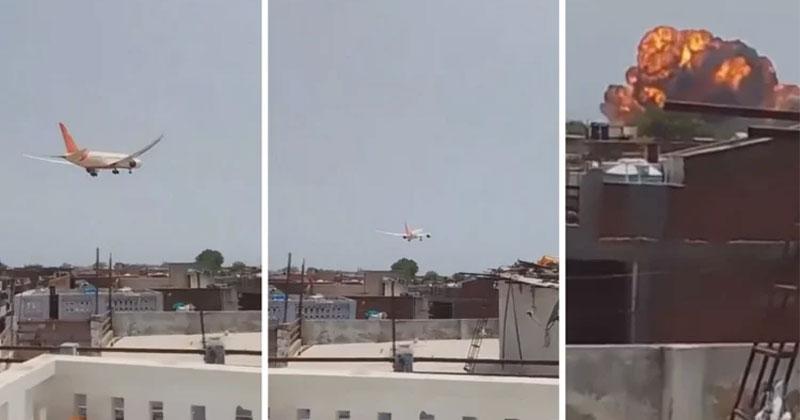 London-bound plane crashes in India with 242 on board