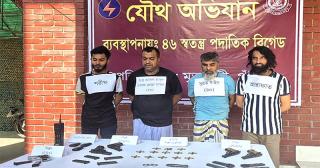 শীর্ষ সন্ত্রাসী সুব্রত বাইন-মোল্লা মাসুদ গ্রেফতার