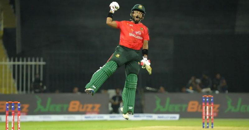 Emon ton scripts Bangladesh’s 27-run victory against UAE