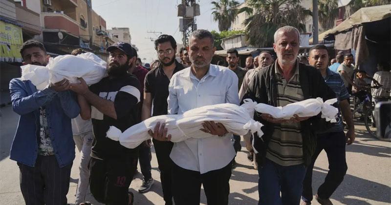 In Gaza, 45 killed in strikes as desperately needed aid fails to reach Palestinians