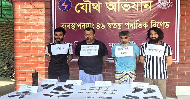 শীর্ষ সন্ত্রাসী সুব্রত বাইন-মোল্লা মাসুদ গ্রেফতার