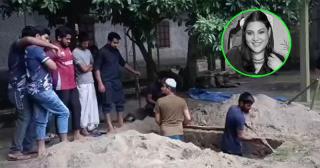 মুন্সিগঞ্জে নানার বাড়িতে কারিনার দাফন সম্পন্ন