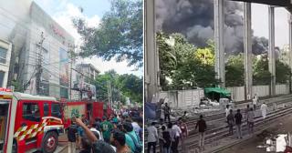 মহাখালী ও ধানমন্ডিতে ভবনের আগুন নিয়ন্ত্রণে