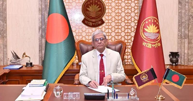 President Mirza Fakhrul arrives in Sylhet